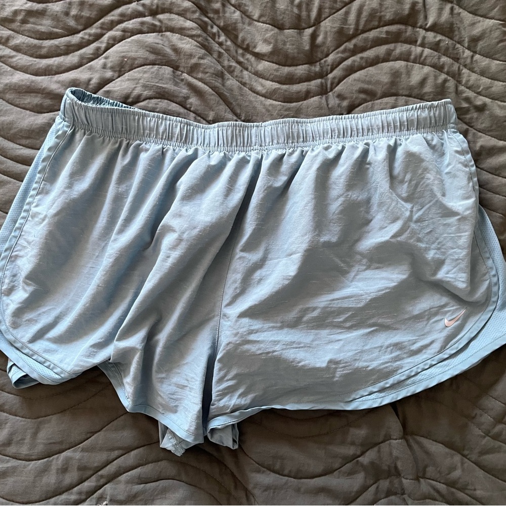 Nike Light Blue Athletic Shorts
